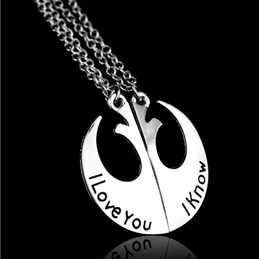Star Wars Rebel Alliance Best Friends BFF Necklace 2 Piece Set - Picture 3 of 6